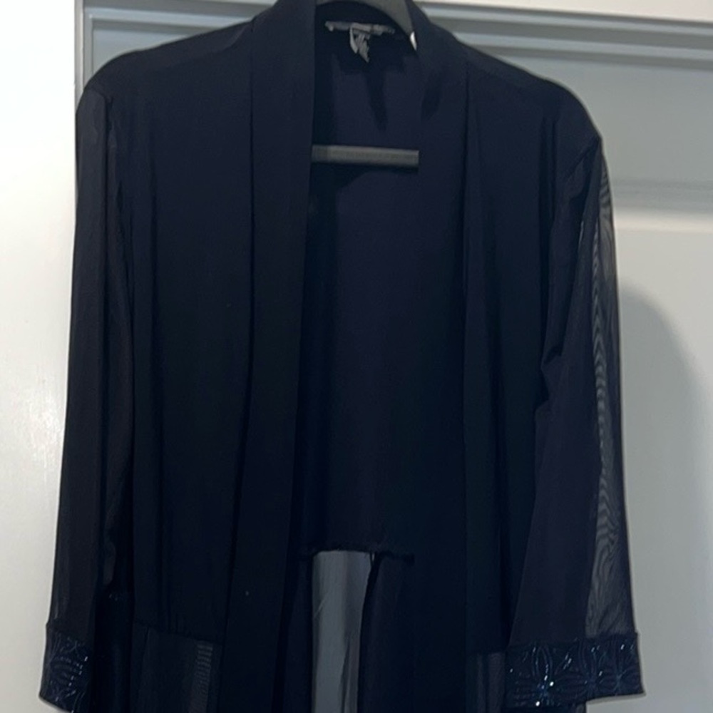 R&M Richards Elegant, Sheer Formal Jacket - Picture 10 of 12
